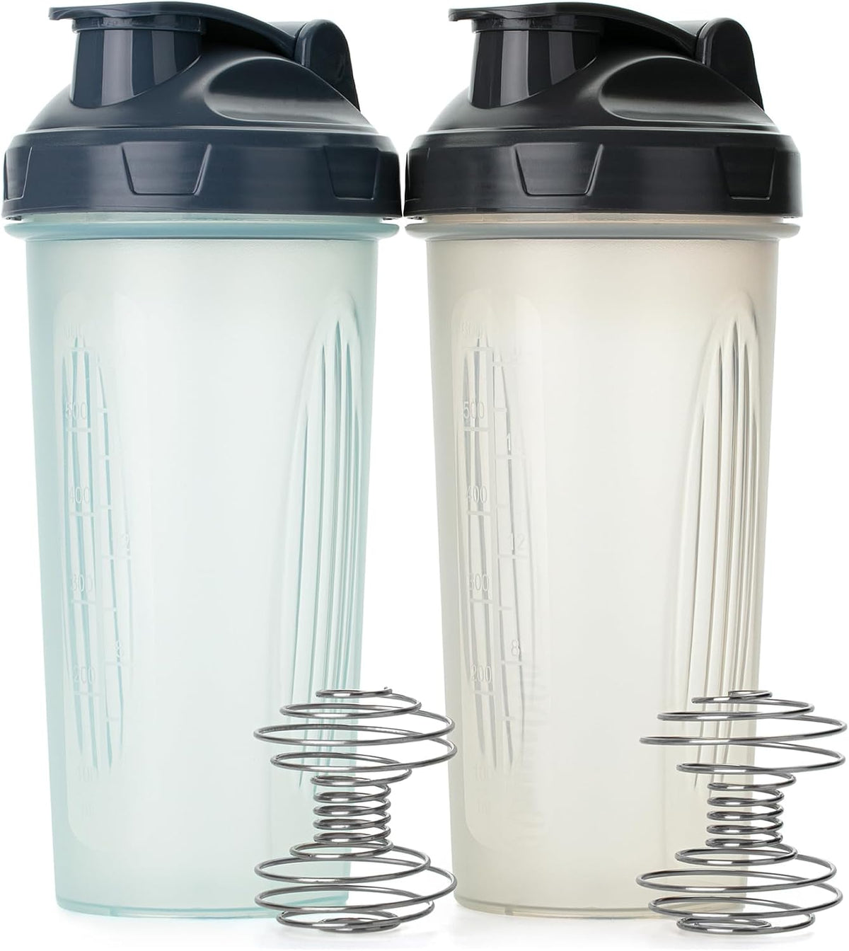- Shaker Bottles for Protein Mixes, 28 Oz, 2 Pack, 2 Colors, Protein Shaker Bottle with Wire Whisk Ball, Shaker Cup, Mixer Bottle, Protein Shake Bottles, Protein Bottle, Protein Shake Bottle
