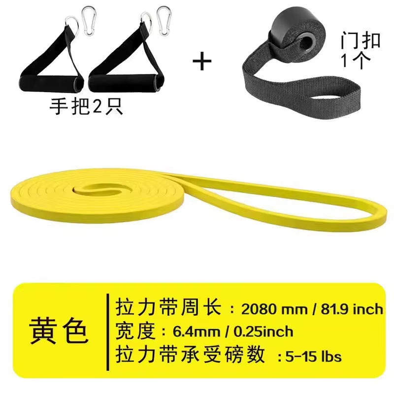 Heavy Duty Resistance Band Latex Elastic Belt Pull up Assist Training Yoga Workout Gym Equipment for Home Woman Man Pilates
