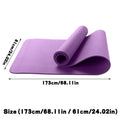 1PCS Yoga Mats Anti-Slip Sport Fitness Mat for Exercise Yoga and Pilates Gymnastics Mat Fitness Equipment Rubber Sports Mat