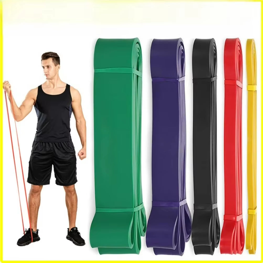 Heavy Duty Resistance Band Latex Elastic Belt Pull up Assist Training Yoga Workout Gym Equipment for Home Woman Man Pilates