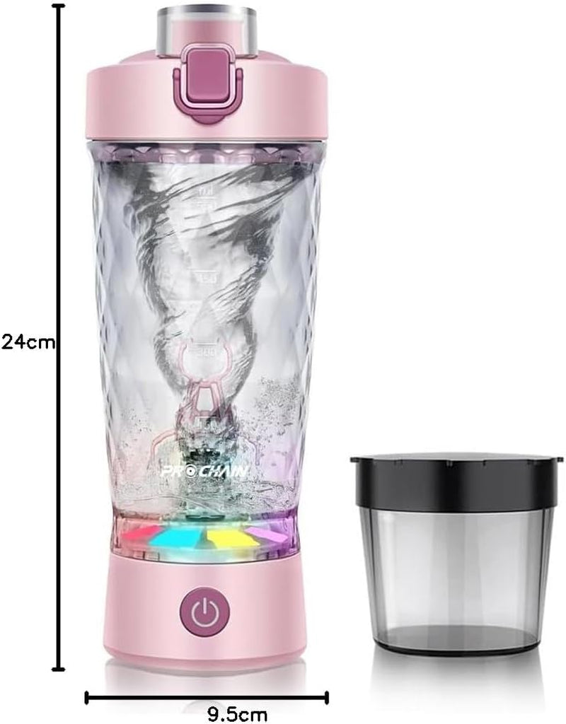 Electric Protein Shaker Bottle, 22Oz Bpa-Free Tritan